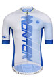 MONTON Kurzarm Fahrradtrikot - FORMULA - Blau/Weiß