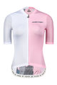 MONTON Kurzarm Fahrradtrikot - BACK SHADOW LADY - Weiß/Rosa