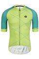 MONTON Kurzarm Fahrradtrikot - CHECKER - Blau/Gelb