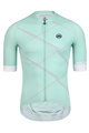 MONTON Kurzarm Fahrradtrikot - CHECKER - Hellblau