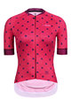 MONTON Kurzarm Fahrradtrikot - LADYBUG LADY - Rot/Rosa