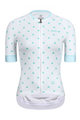 MONTON Kurzarm Fahrradtrikot - LADYBUG LADY - Weiß/Hellblau
