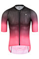MONTON Kurzarm Fahrradtrikot - SPACE - Schwarz/Rot