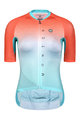 MONTON Kurzarm Fahrradtrikot - NEON LADY - Orange/Grün
