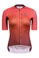 MONTON Kurzarm Fahrradtrikot - NEON LADY - Rot