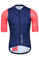 MONTON Kurzarm Fahrradtrikot - KUWAI - Rosa/Blau