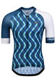 MONTON Kurzarm Fahrradtrikot - SHORE - Weiß/Blau