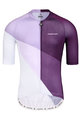 MONTON Kurzarm Fahrradtrikot - CRACK - Lila/Weiß