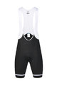 MONTON Kurze Fahrradhose mit Trägern - MOVEMENT II - Schwarz