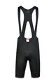 MONTON Kurze Fahrradhose mit Trägern - PRO BLAZE - Schwarz