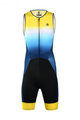 MONTON Fahrradoverall - PRO FLUFFY - Blau/Schwarz/Gelb