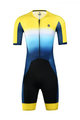 MONTON Fahrradoverall - PRO FLUFFY - Schwarz/Blau/Gelb