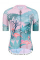 MONTON Kurzarm Fahrradtrikot - FLAMINGO LADY - Rosa/Weiß