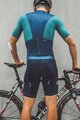 MONTON Kurzarm Fahrradtrikot - CHECHEN - Blau/Grün