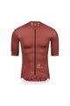 MONTON Kurzarm Radtrikot und Shorts - TRAVELER MAX - Schwarz/bordeaux