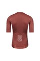 MONTON Kurzarm Radtrikot und Shorts - TRAVELER MAX - Schwarz/bordeaux