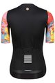 MONTON Kurzarm Fahrradtrikot - SKULL RAINBOW LADY - mehrfarbig/Schwarz