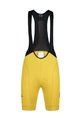MONTON Kurze Fahrradhose mit Trägern - SKULL LADY - Gelb