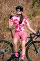 MONTON Kurze Fahrradhose mit Trägern - SKULL LADY - Rot