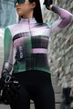 MONTON Langarm Fahrradtrikot für den Winter - URBAN THERMAL LADY - Schwarz/Lila/Hellgrün