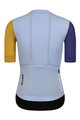 MONTON Kurzarm Fahrradtrikot - TRAVELER EVO LADY - Blau/Lila/Gelb