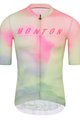 MONTON Kurzarm Fahrradtrikot - MORNINGGLOW - Hellgrün/Lila/Rosa