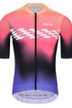 MONTON Kurzarm Fahrradtrikot - CARDIN - Rosa/Schwarz/Lila