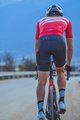 MONTON Kurzarm Fahrradtrikot - SKULL III - Weiß/Rot