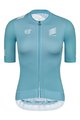 MONTON Kurzarm Fahrradtrikot - SKULL III LADY - Blau/Weiß