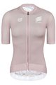 MONTON Kurzarm Fahrradtrikot - SKULL ZEUS LADY - Rosa/Weiß