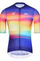 MONTON Kurzarm Fahrradtrikot - SKULL NORTHERNLIGHTS - Blau/Gelb