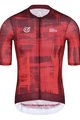 MONTON Kurzarm Fahrradtrikot - SKULL SMEARSPACE - Rot