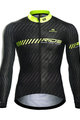 MONTON Langarm Fahrradtrikot für den Winter - SHARP LIGHT WINTER - Gelb/Schwarz