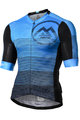 MONTON Kurzarm Fahrradtrikot - GRADIANT FUN - Blau