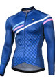 MONTON Langarm Fahrradtrikot für den Sommer - FLYBY SUMMER - Blau