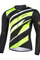 MONTON Langarm Fahrradtrikot für den Sommer - FERNWAR SUMMER - Schwarz/Grün