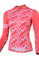 MONTON Langarm Fahrradtrikot für den Sommer - SONIC LADY SUMMER - Orange