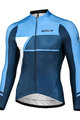MONTON Langarm Fahrradtrikot für den Winter - SIMPO WINTER - Blau