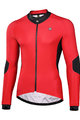 MONTON Langarm Fahrradtrikot für den Winter - CYCLANCE WINTER - Rot