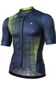 MONTON Kurzarm Fahrradtrikot - FLEETING - Schwarz/Gelb