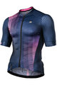 MONTON Kurzarm Fahrradtrikot - FLEETING - Rosa/Schwarz