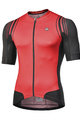 MONTON Kurzarm Fahrradtrikot - SUNYI - Rot/Schwarz