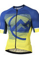 MONTON Kurzarm Fahrradtrikot - MIRAGGIO - Blau/Gelb