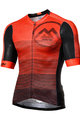 MONTON Kurzarm Fahrradtrikot - GRADIENT FUN - Schwarz/Rot