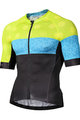 MONTON Kurzarm Fahrradtrikot - CLIMBING FLOWER - Schwarz/Gelb