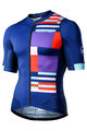 MONTON Kurzarm Fahrradtrikot - MONDRIAN - Blau