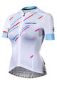 MONTON Kurzarm Fahrradtrikot - COLORE PIOGGIA LADY - Weiß