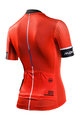 MONTON Kurzarm Fahrradtrikot - COLORE PIOGGIA LADY - Rot