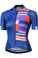 MONTON Kurzarm Fahrradtrikot - MONDRIAN LADY - Blau