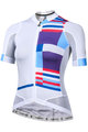 MONTON Kurzarm Fahrradtrikot - MONDRIAN LADY - Weiß